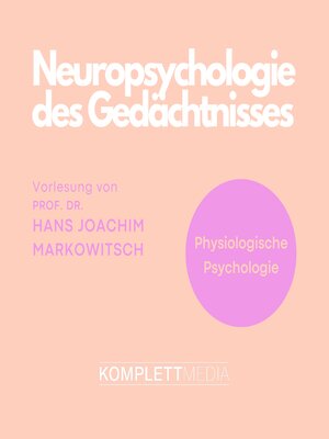 cover image of Physiologische Psychologie